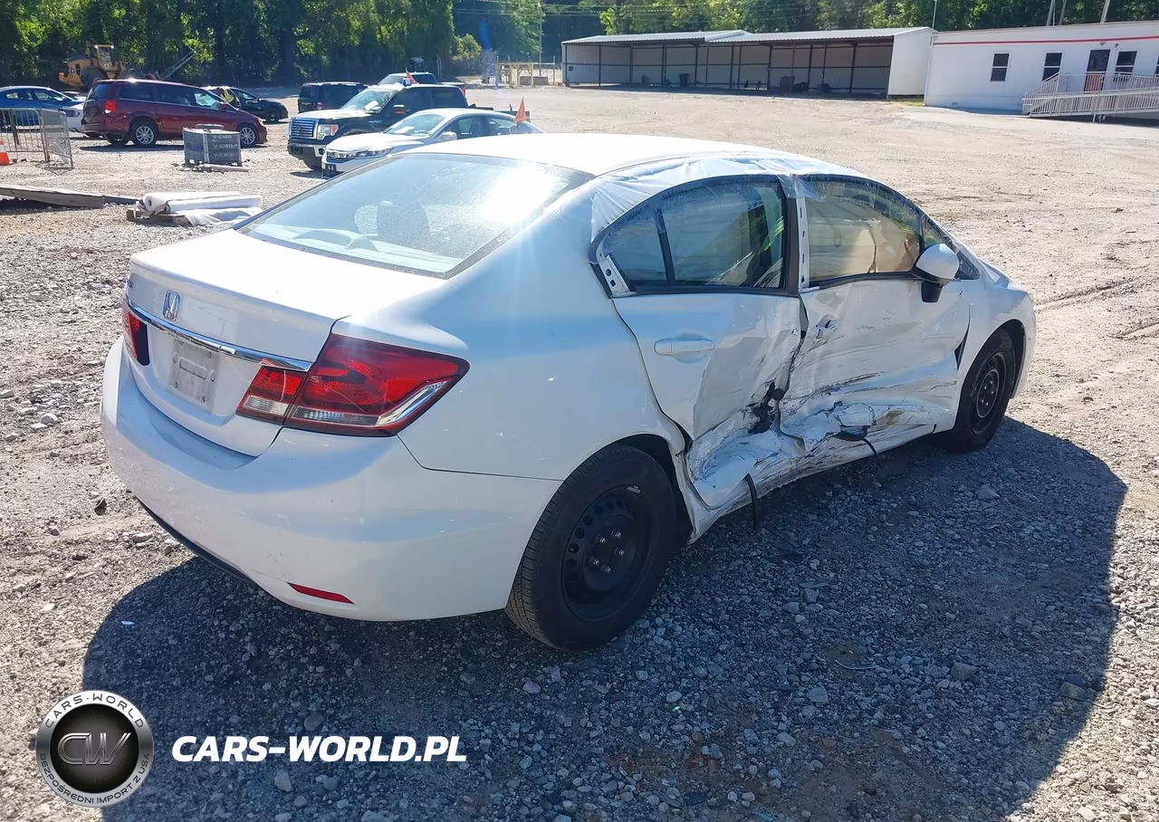 2014 Honda Civic Lx VIN:19XFB2F51EE249781 - 4