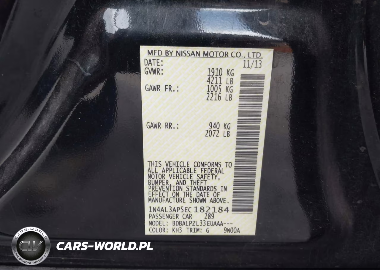 2014 Nissan Altima 2.5 VIN:1N4AL3AP5EC182184 - 9
