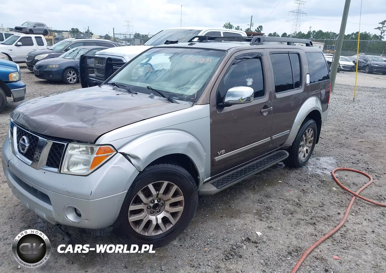 2008 Nissan Pathfinder Le V8 VIN:5N1BR18A48C601600 - 2