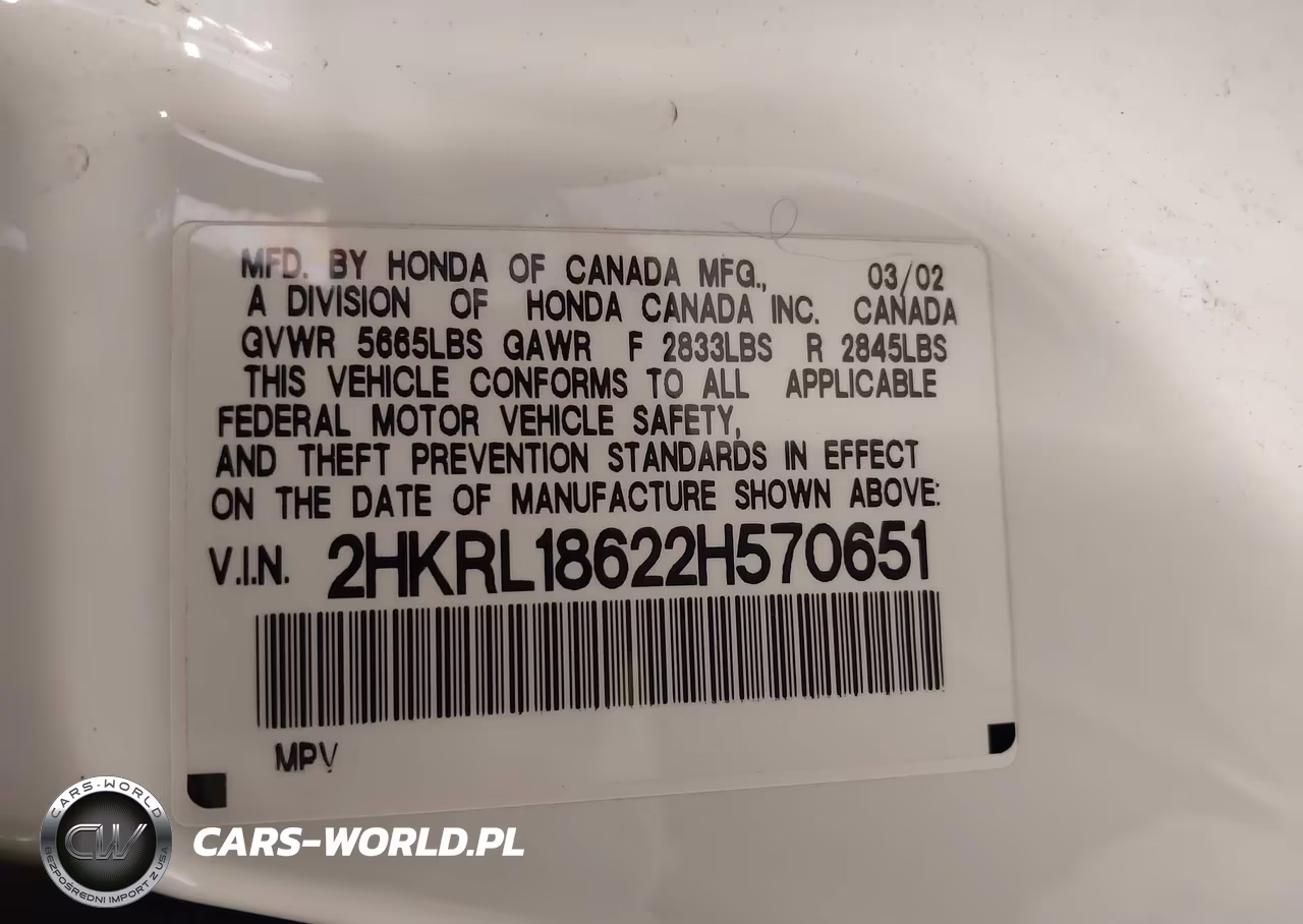 2002 Honda Odyssey Ex VIN:2HKRL18622H570651 - 9