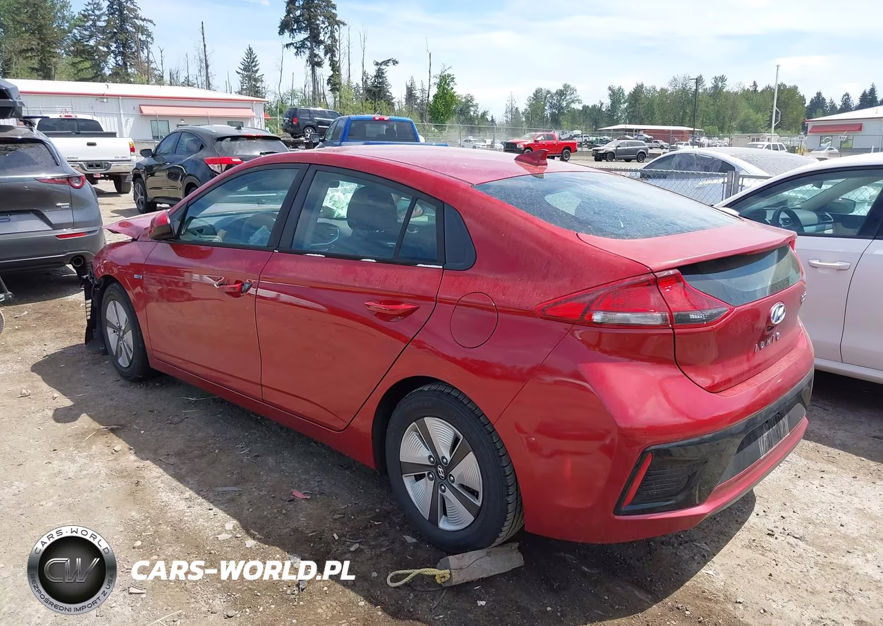 2019 Hyundai Ioniq Hybrid Blue VIN:KMHC65LC3KU171024 - 3
