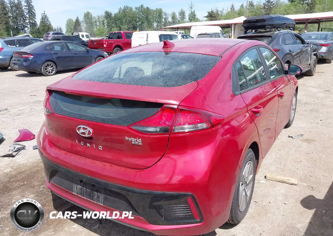 2019 Hyundai Ioniq Hybrid Blue VIN:KMHC65LC3KU171024 - 4