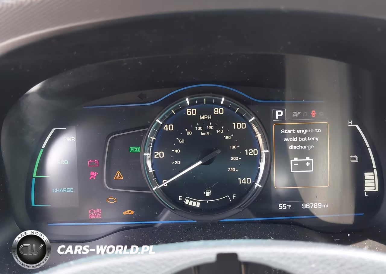 2019 Hyundai Ioniq Hybrid Blue VIN:KMHC65LC3KU171024 - 7