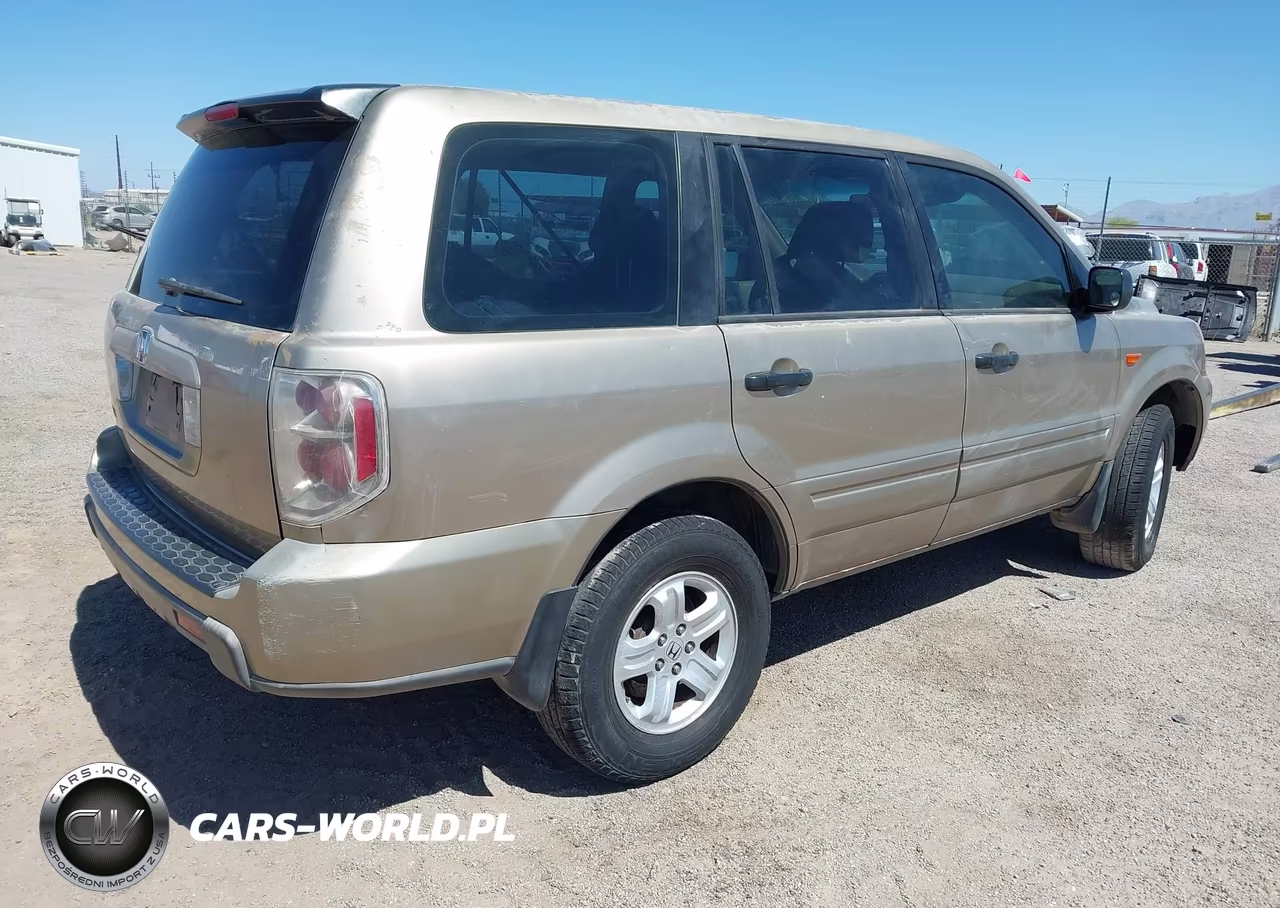 2006 Honda Pilot Lx VIN:5FNYF28106B036906 - 4