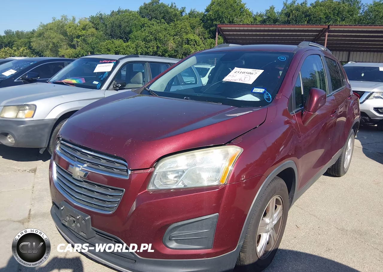 2016 Chevrolet Trax Lt VIN:3GNCJLSB8GL185879 - 2