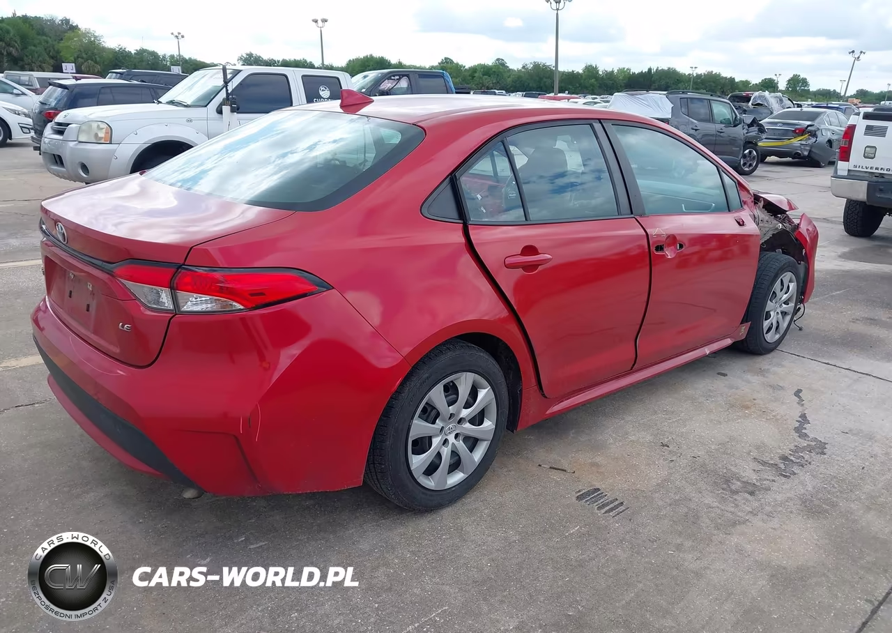 2021 Toyota Corolla Le VIN:5YFEPMAE9MP201281 - 4