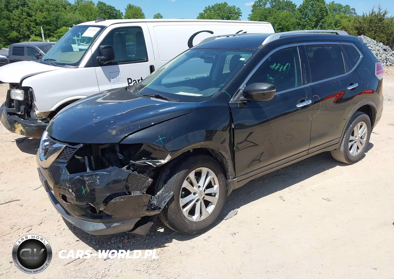 2016 Nissan Rogue Sv VIN:KNMAT2MV5GP624939 - 2