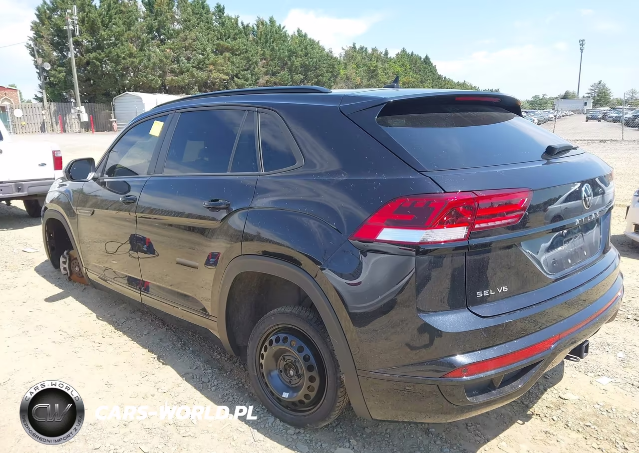 2023 Volkswagen Atlas Cross Sport 3.6L V6 Sel-3.6L V6 Sel R-Line Black VIN:1V2SE2CA9PC217628 - 3