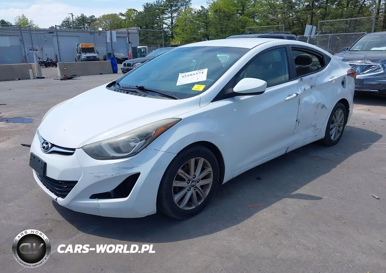 2016 Hyundai Elantra Se VIN:5NPDH4AE0GH683410 - 2
