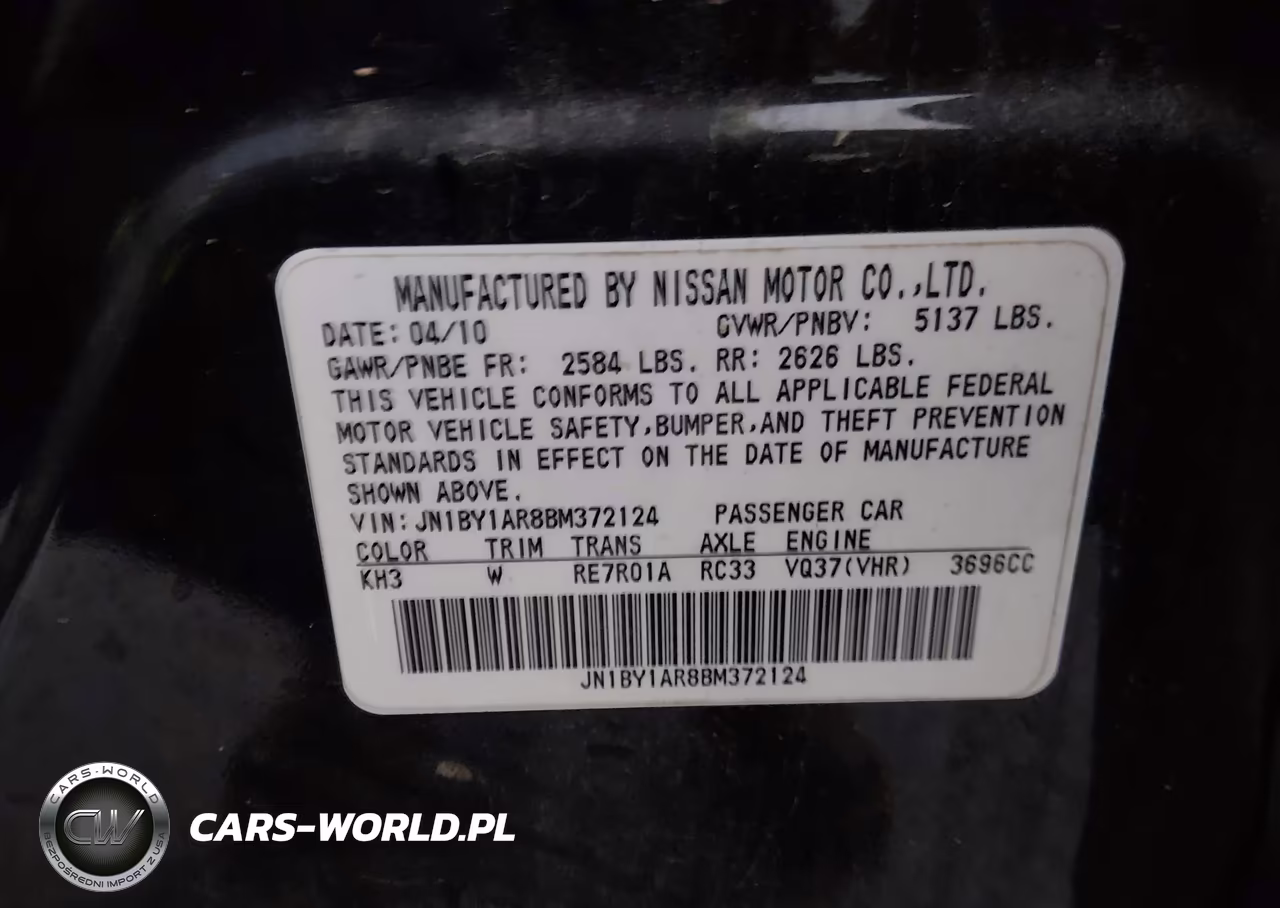 2011 Infiniti M37X VIN:JN1BY1AR8BM372124 - 9