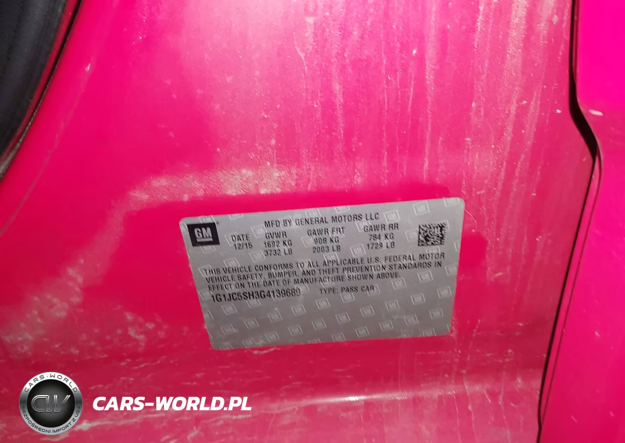 2016 Chevrolet Sonic Lt Auto VIN:1G1JC5SH3G4139689 - 9
