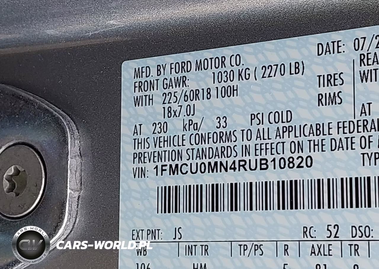 2024 Ford Escape St-Line VIN:1FMCU0MN4RUB10820 - 9