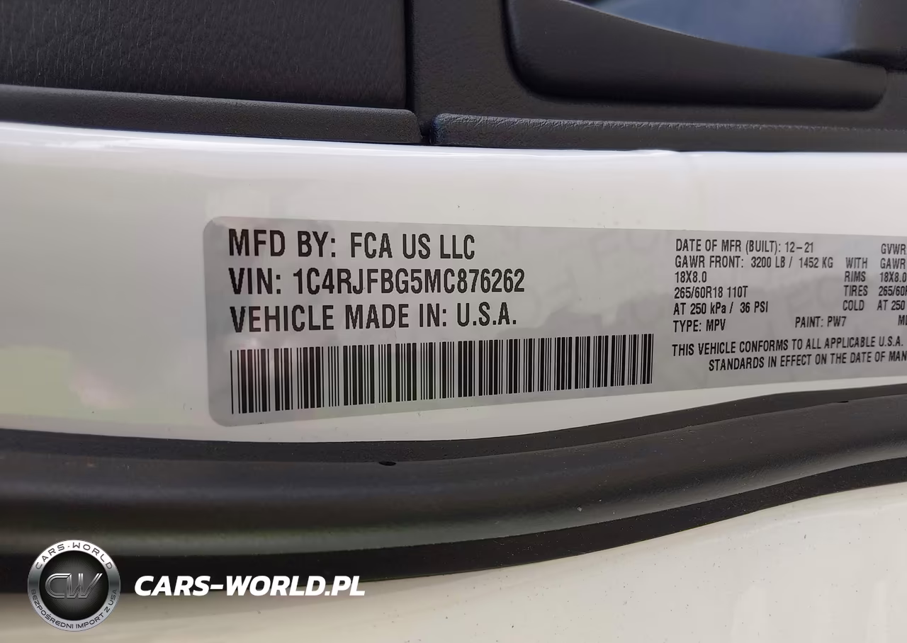 2021 Jeep Grand Cherokee Limited 4X4 VIN:1C4RJFBG5MC876262 - 9