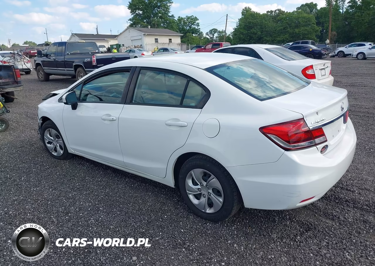 2015 Honda Civic Lx VIN:19XFB2F54FE111900 - 3
