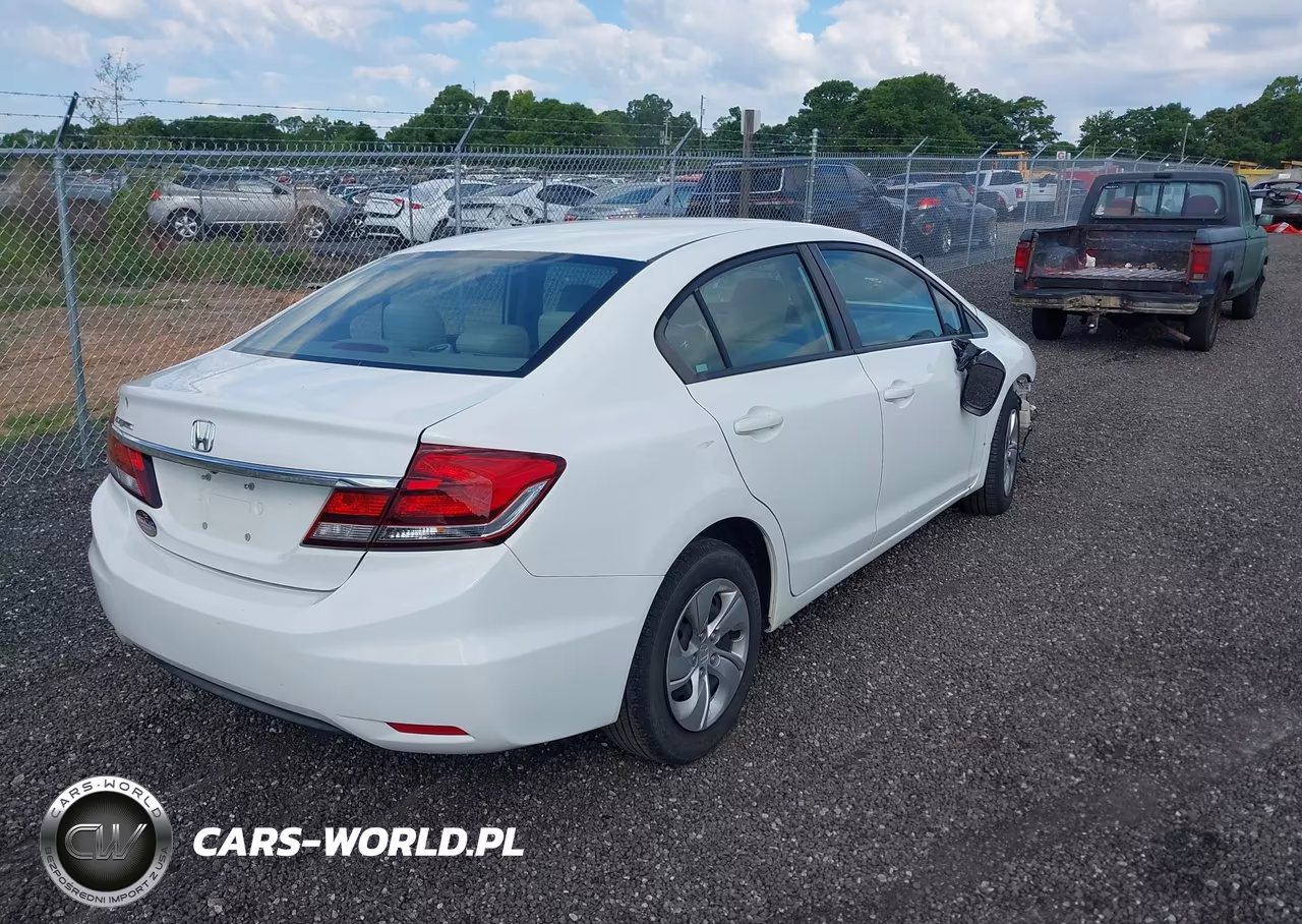 2015 Honda Civic Lx VIN:19XFB2F54FE111900 - 4