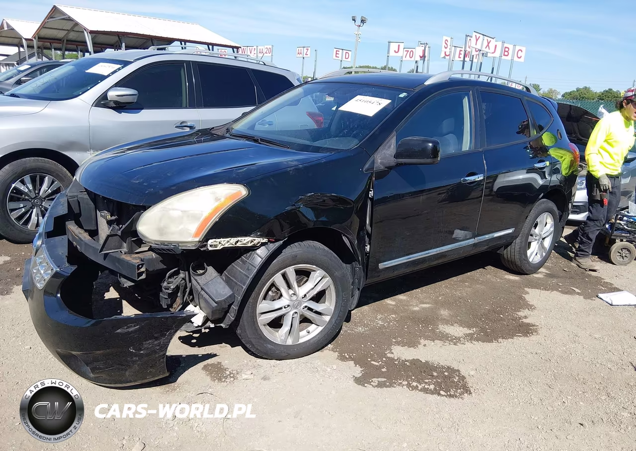 2013 Nissan Rogue Sv VIN:JN8AS5MVXDW620847 - 2