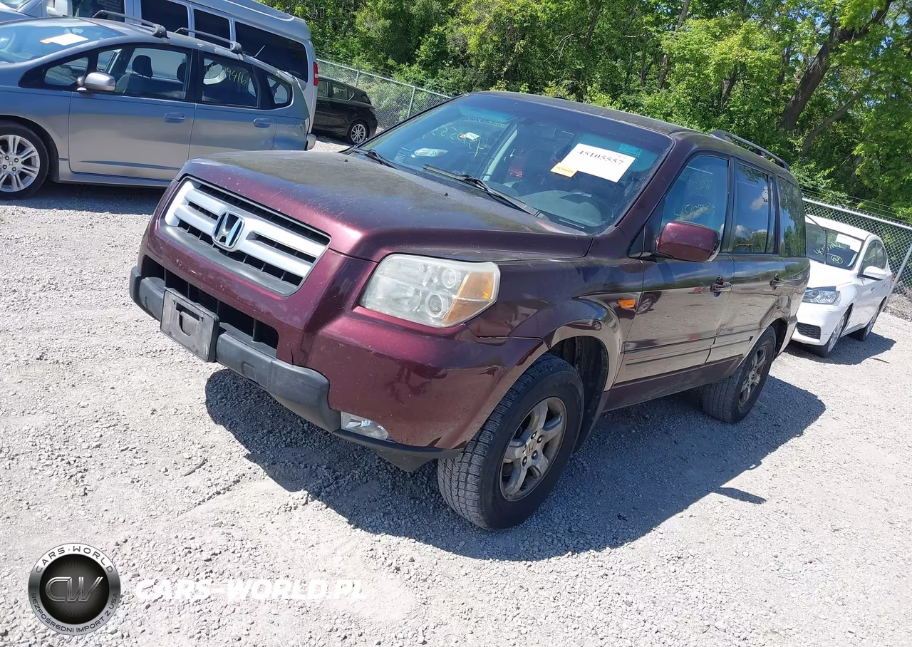 2007 Honda Pilot Ex-L VIN:2HKYF18587H538062 - 2