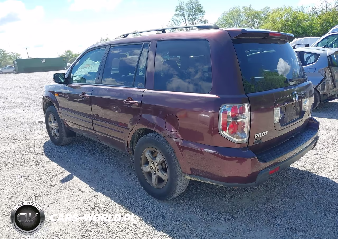 2007 Honda Pilot Ex-L VIN:2HKYF18587H538062 - 3