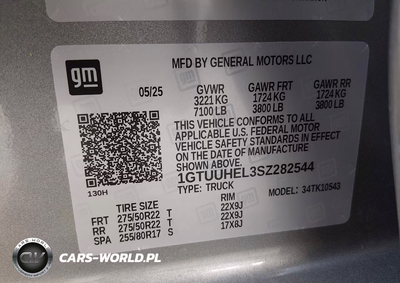 2025 GMC Sierra 1500 4Wd Short Box Denali Ultimate VIN:1GTUUHEL3SZ282544 - 9
