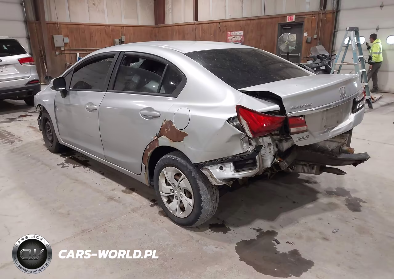 2013 Honda Civic Lx VIN:2HGFB2F53DH503527 - 3
