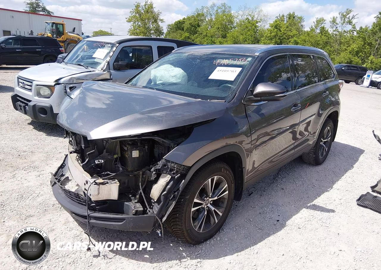 2016 Toyota Highlander Xle V6 VIN:5TDKKRFH9GS505143 - 2