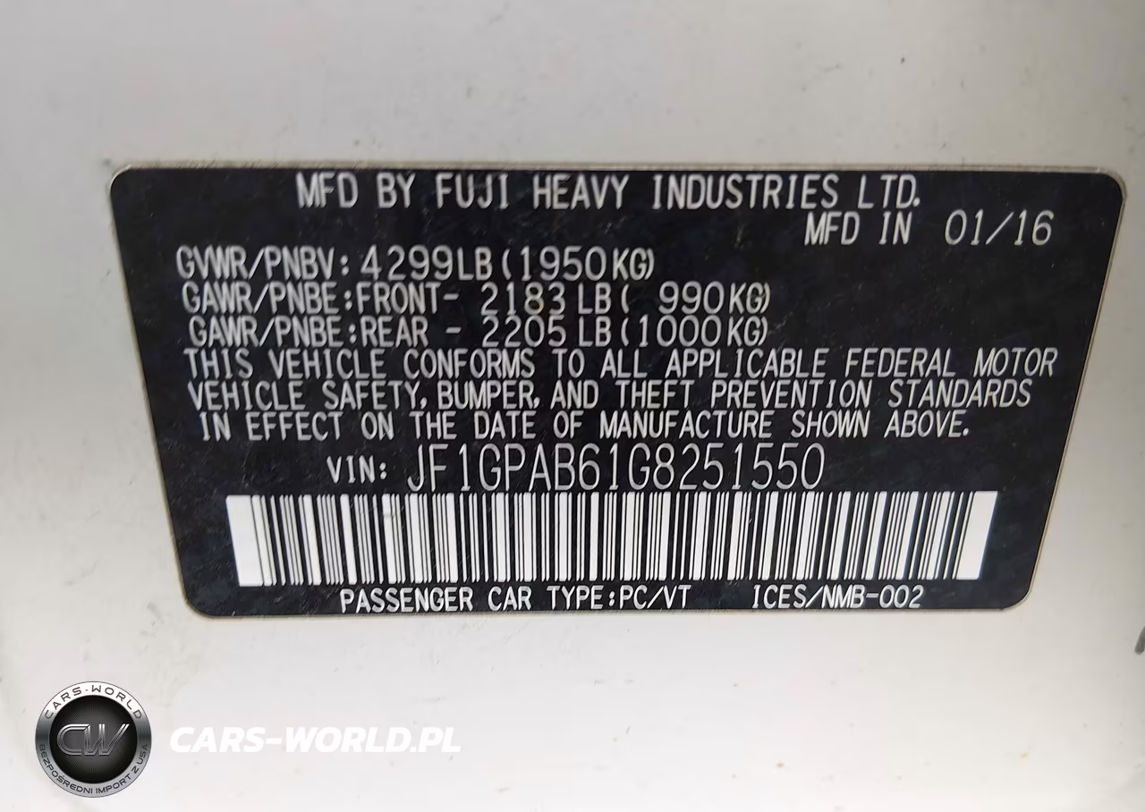 2016 Subaru Impreza 2.0I Premium VIN:JF1GPAB61G8251550 - 9