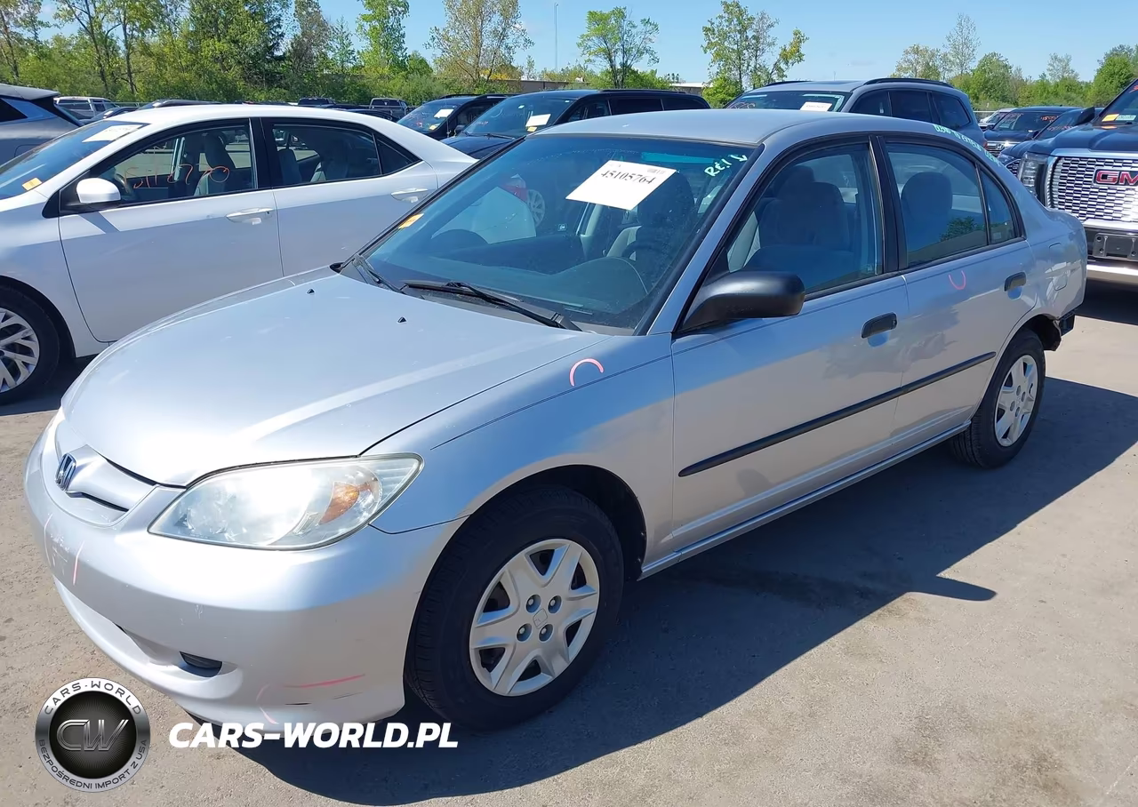 2004 Honda Civic Vp VIN:2HGES16334H638169 - 2