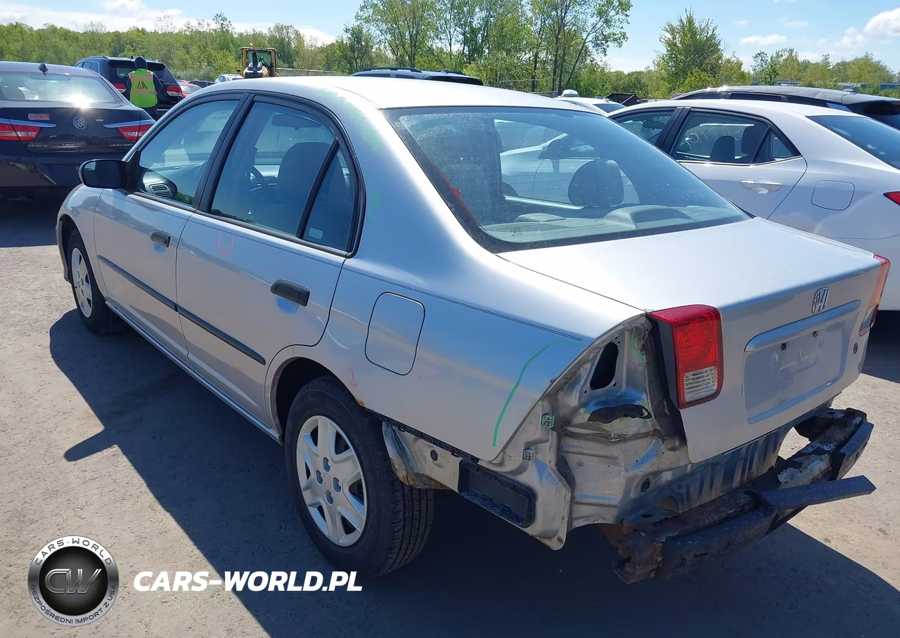 2004 Honda Civic Vp VIN:2HGES16334H638169 - 3