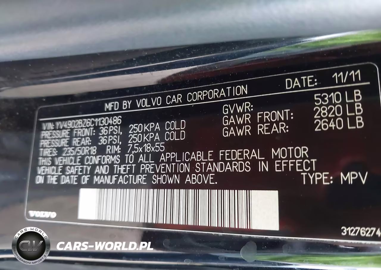 2012 Volvo Xc70 T6-T6 Platinum-T6 Premier Plus VIN:YV4902BZ6C1130486 - 9