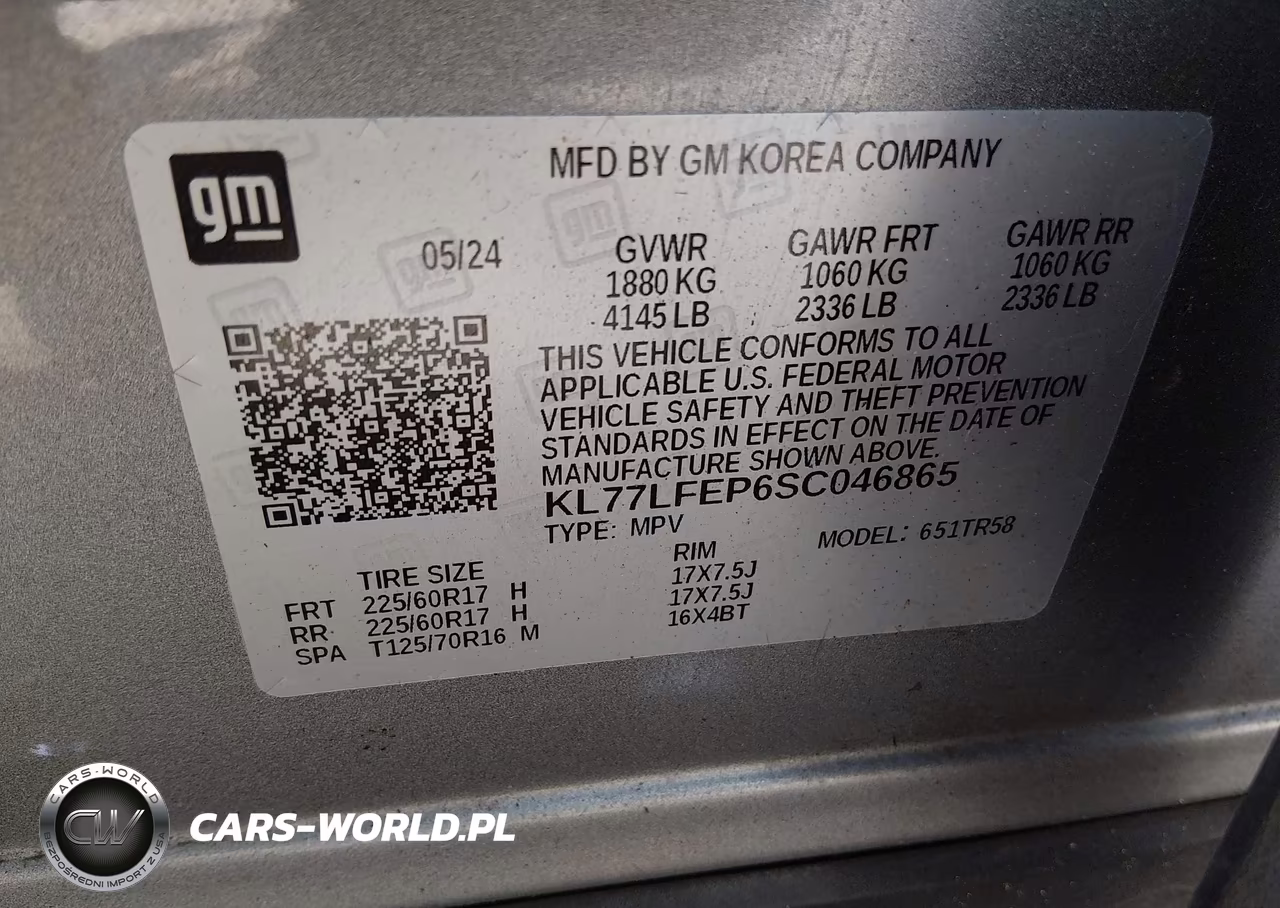 2025 Chevrolet Trax Fwd Ls VIN:KL77LFEP6SC046865 - 9