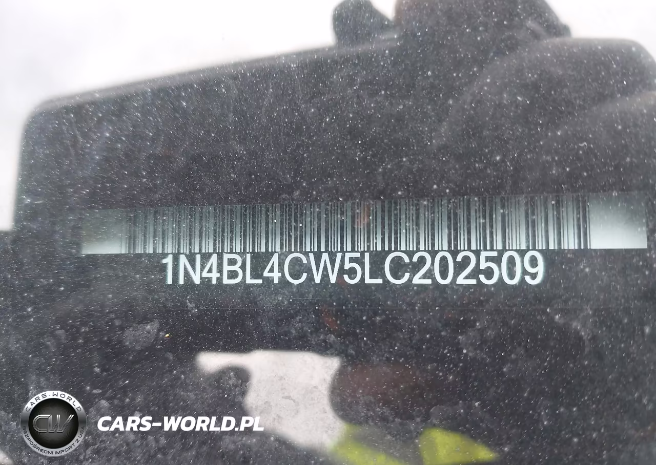 2020 Nissan Altima Sr Intelligent Awd VIN:1N4BL4CW5LC202509 - 9