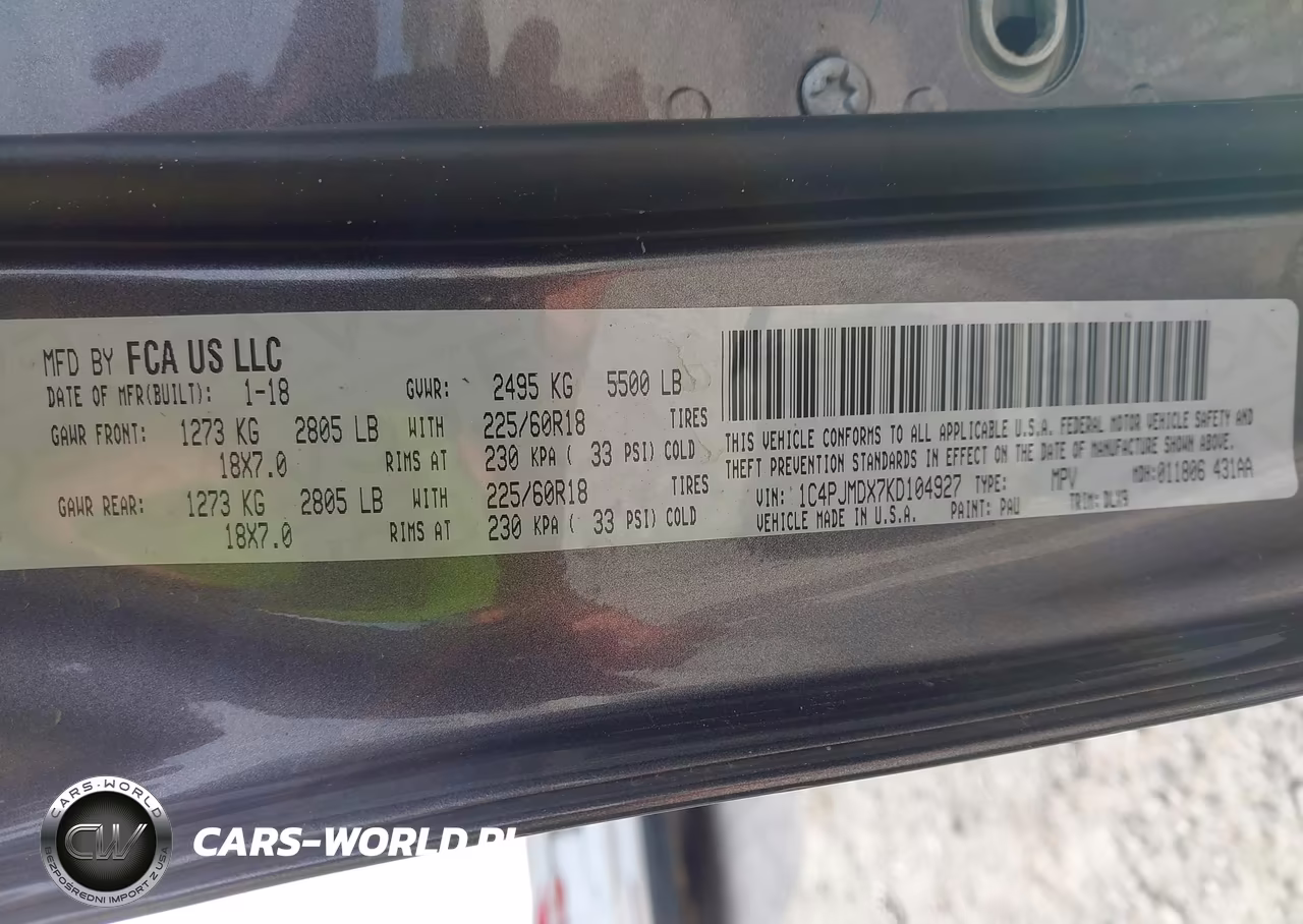 2019 Jeep Cherokee Limited 4X4 VIN:1C4PJMDX7KD104927 - 9