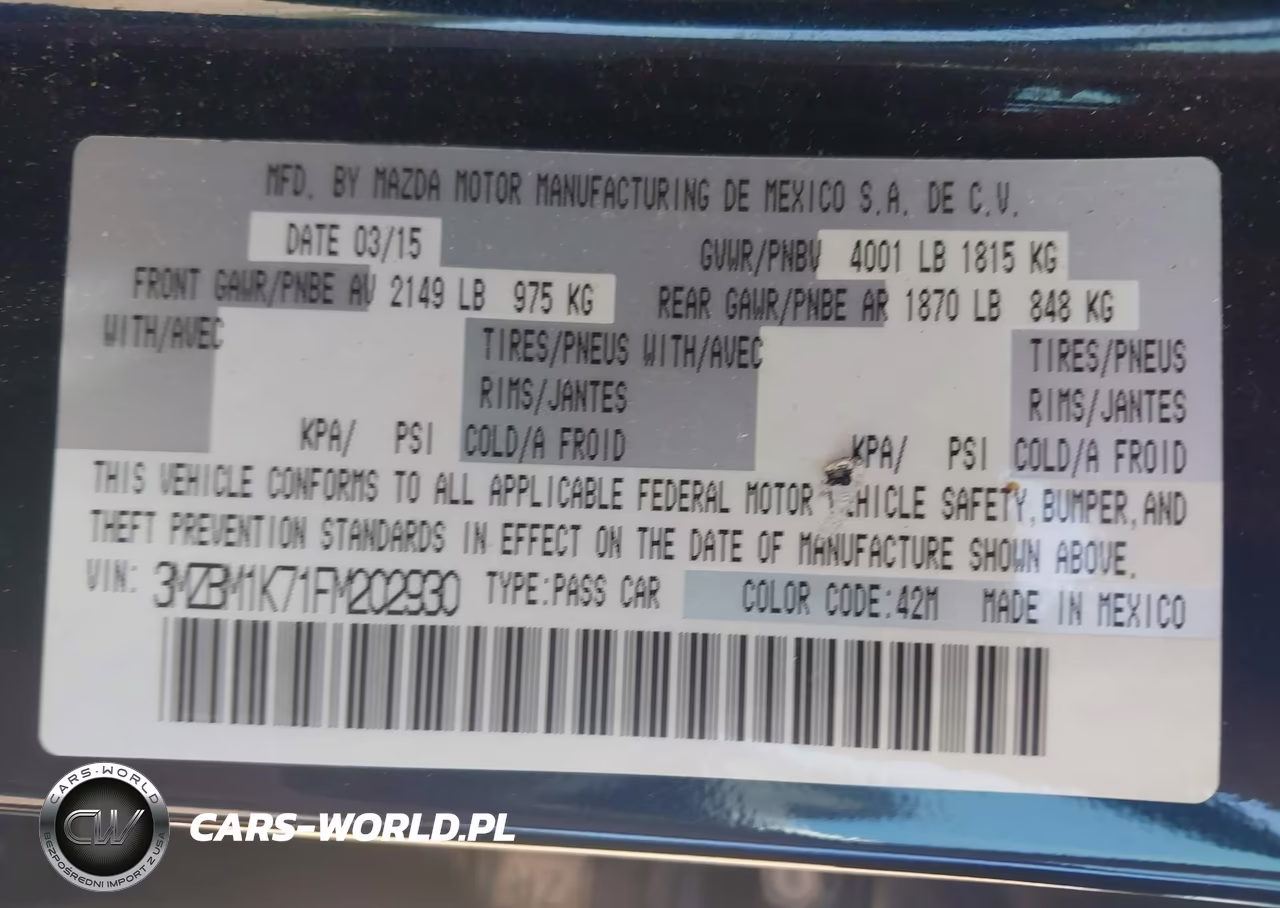 2015 Mazda Mazda3 VIN:3MZBM1K71FM202930 - 9