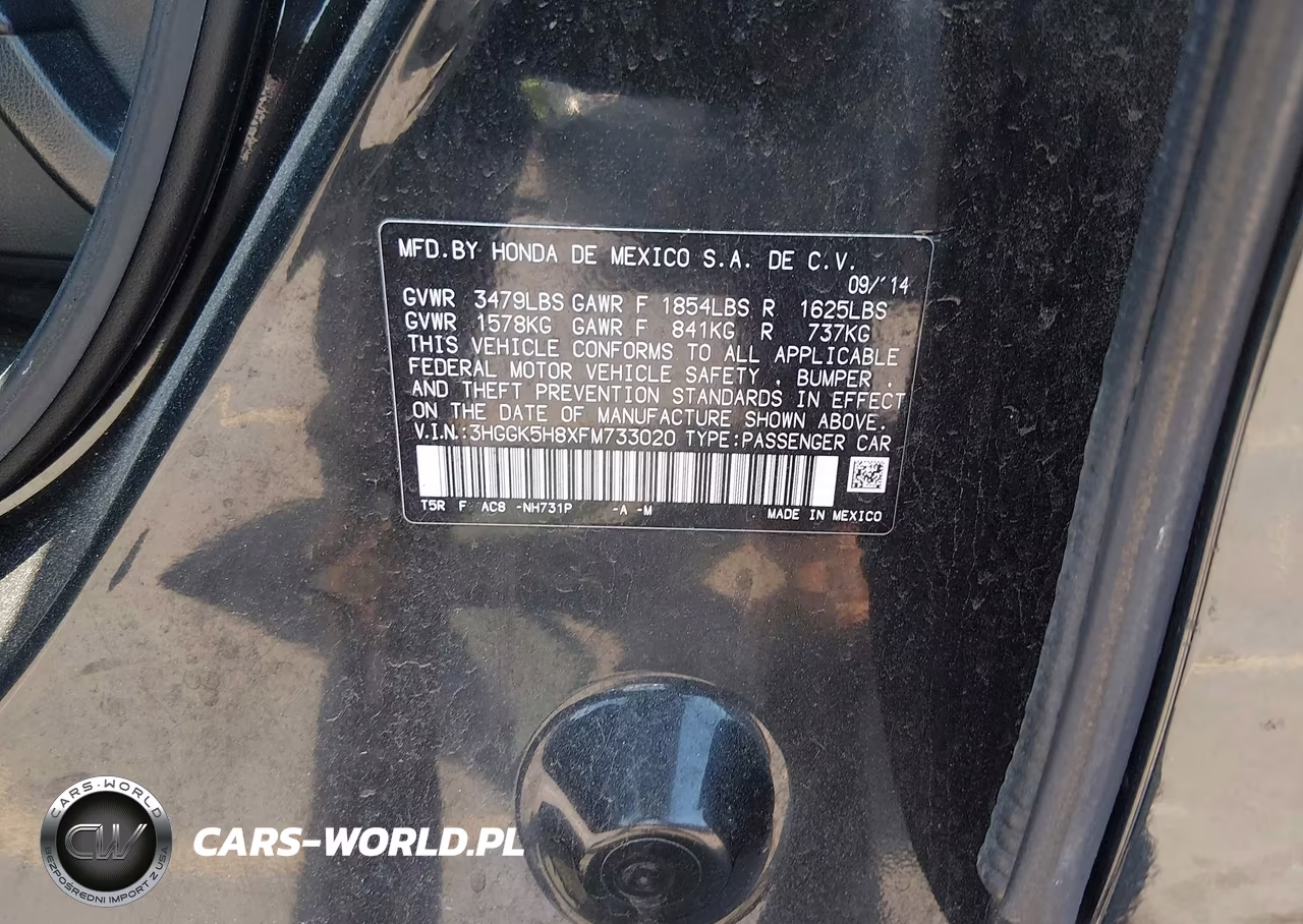 2015 Honda Fit Ex-Ex-L VIN:3HGGK5H8XFM733020 - 9