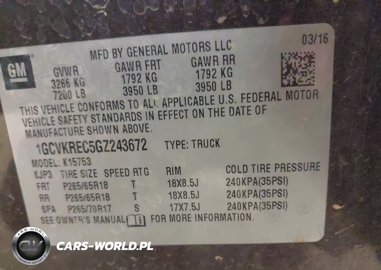 2016 Chevrolet Silverado 1500 1Lt VIN:1GCVKREC5GZ243672 - 9