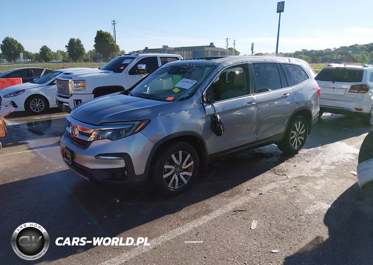 2019 Honda Pilot Ex-L VIN:5FNYF6H54KB029896 - 2