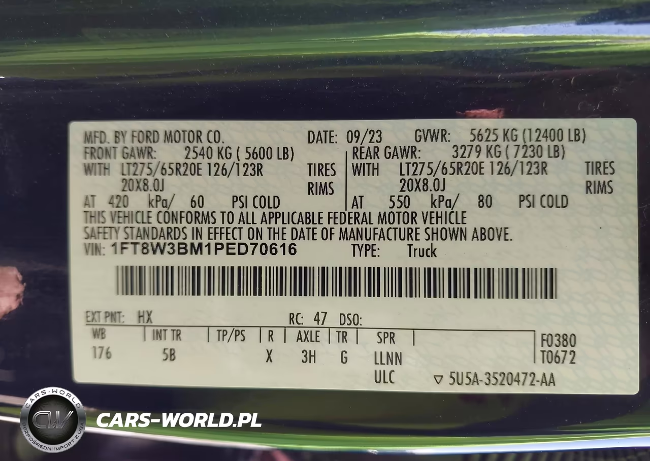 2023 Ford F350 Super Duty VIN:1FT8W3BM1PED70616 - 8