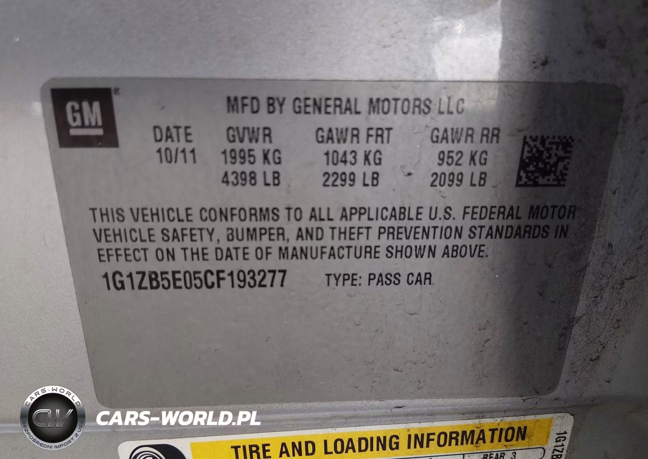 2012 Chevrolet Malibu Ls VIN:1G1ZB5E05CF193277 - 9