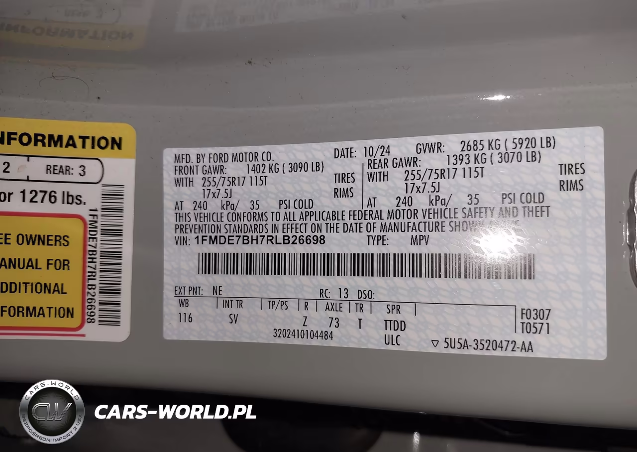 2024 Ford Bronco Big Bend VIN:1FMDE7BH7RLB26698 - 9