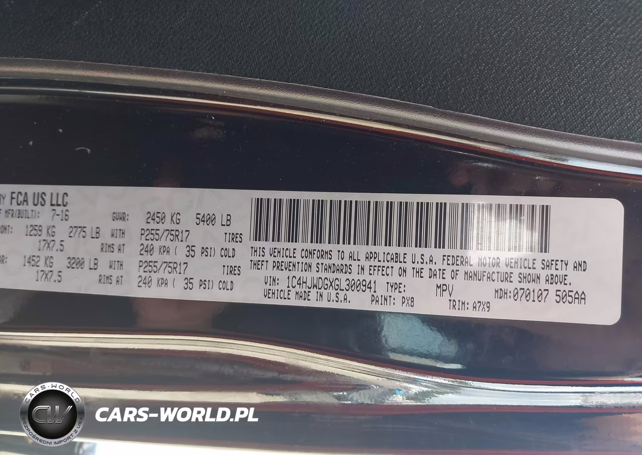 2016 Jeep Wrangler Unlimited Sport VIN:1C4HJWDGXGL300941 - 9