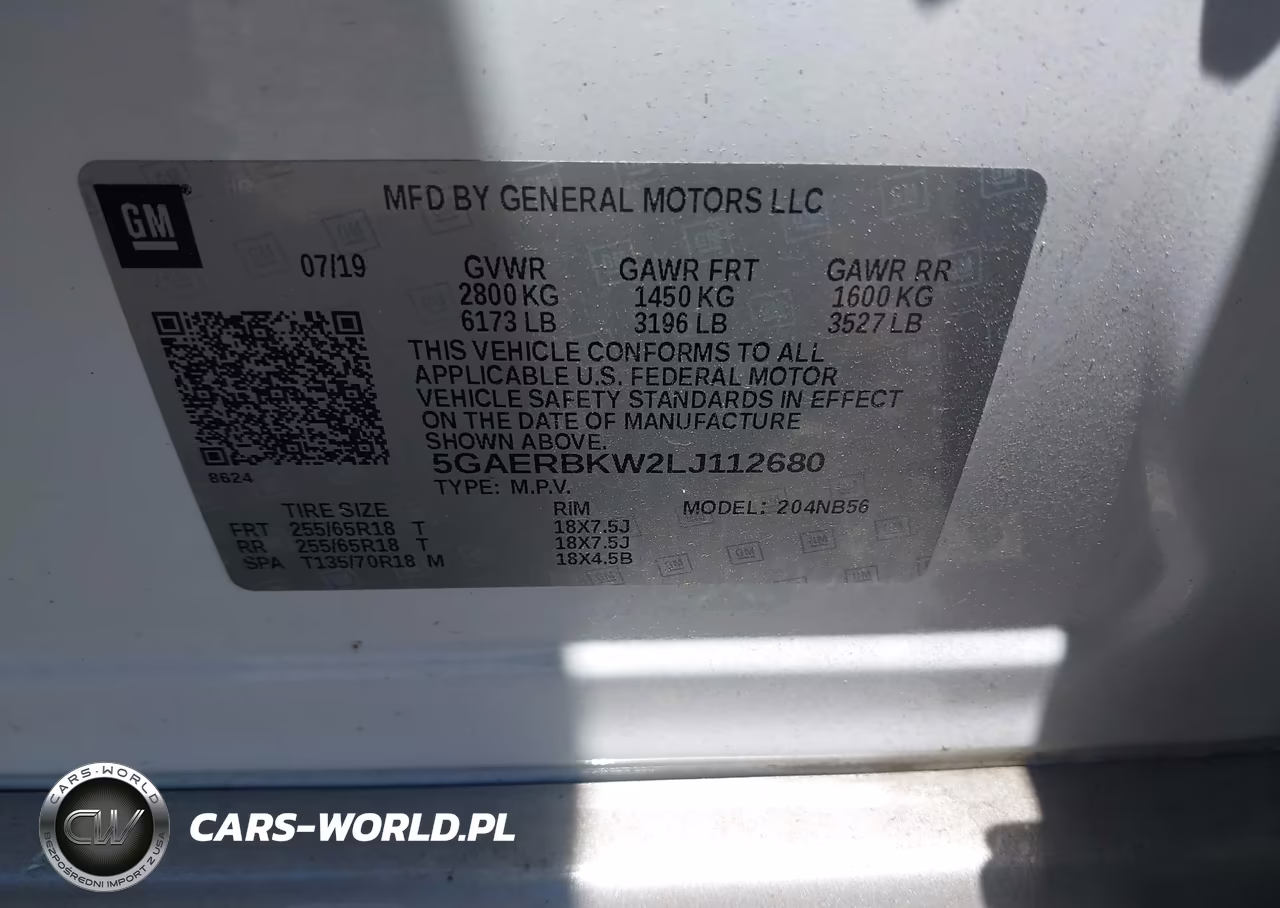 2020 Buick Enclave Fwd Essence VIN:5GAERBKW2LJ112680 - 9