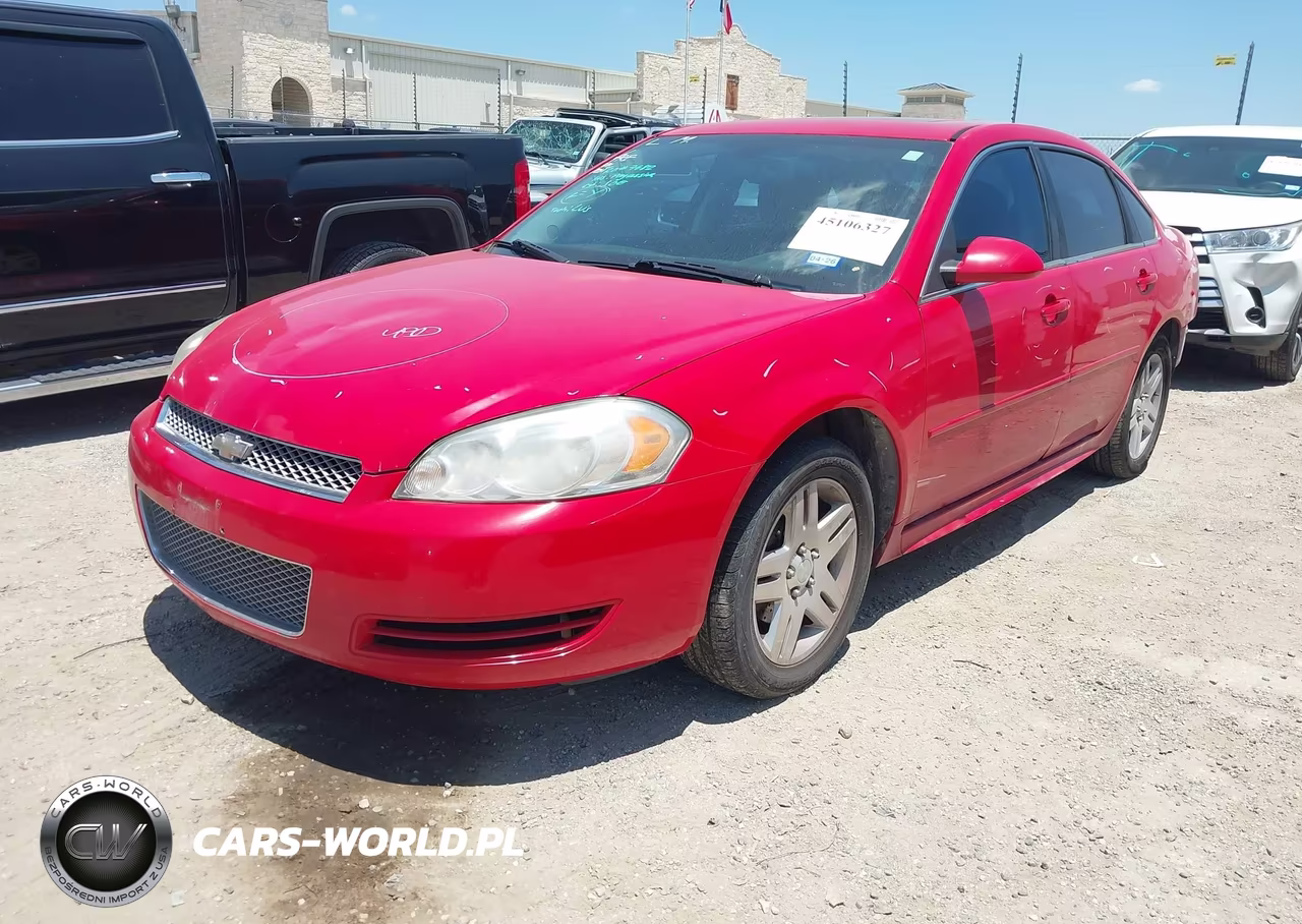 2013 Chevrolet Impala Lt VIN:2G1WG5E36D1224978 - 2