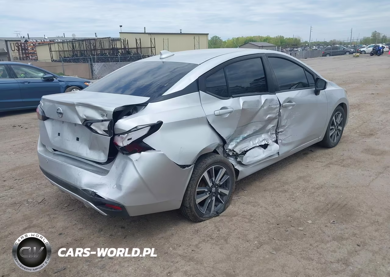 2021 Nissan Versa Sv Xtronic Cvt VIN:3N1CN8EV8ML850102 - 4