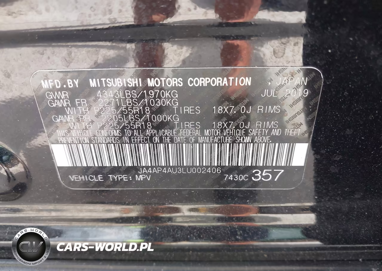 2020 Mitsubishi Outlander Sport 2.0 Se VIN:JA4AP4AU3LU002406 - 9