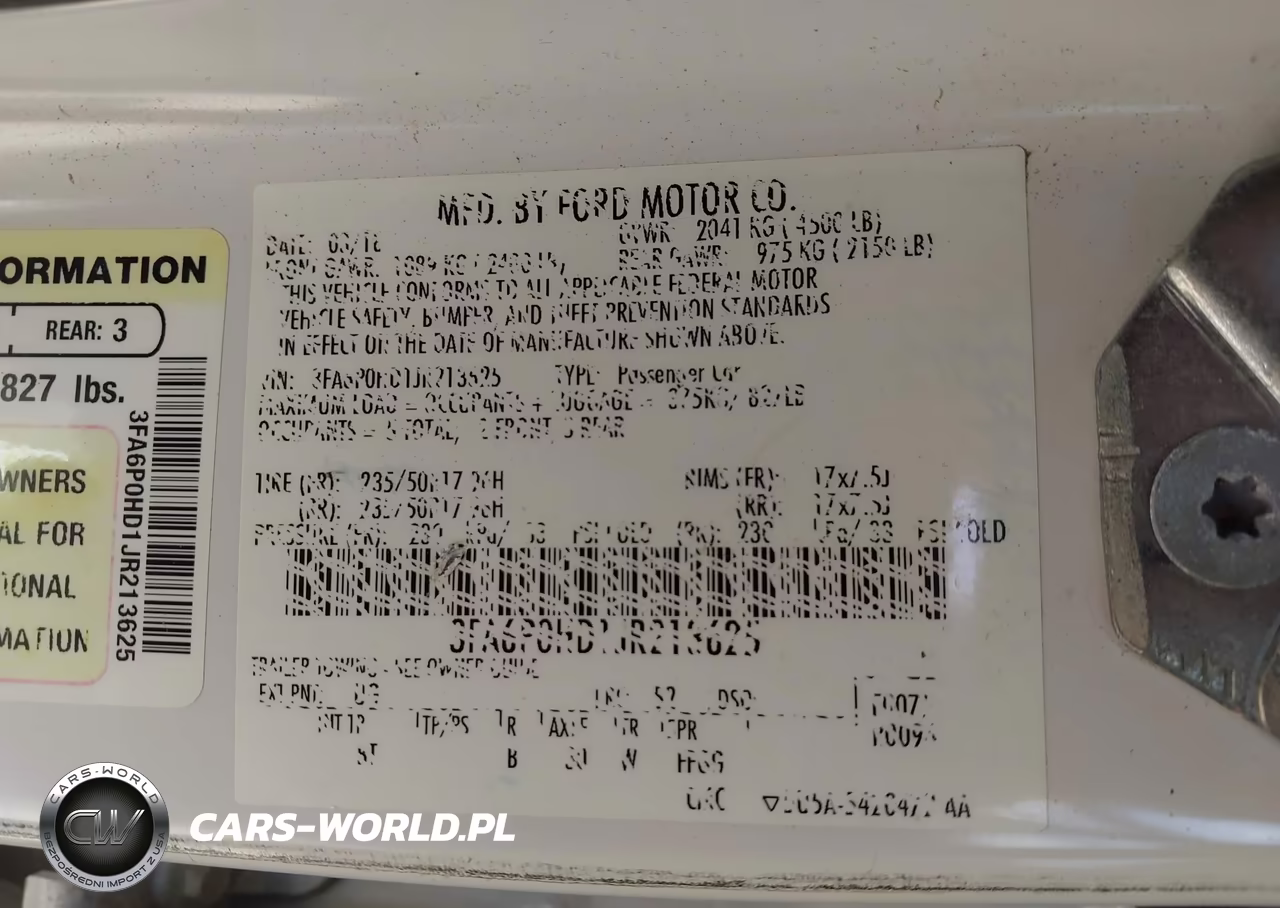 2018 Ford Fusion Se VIN:3FA6P0HD1JR213625 - 9