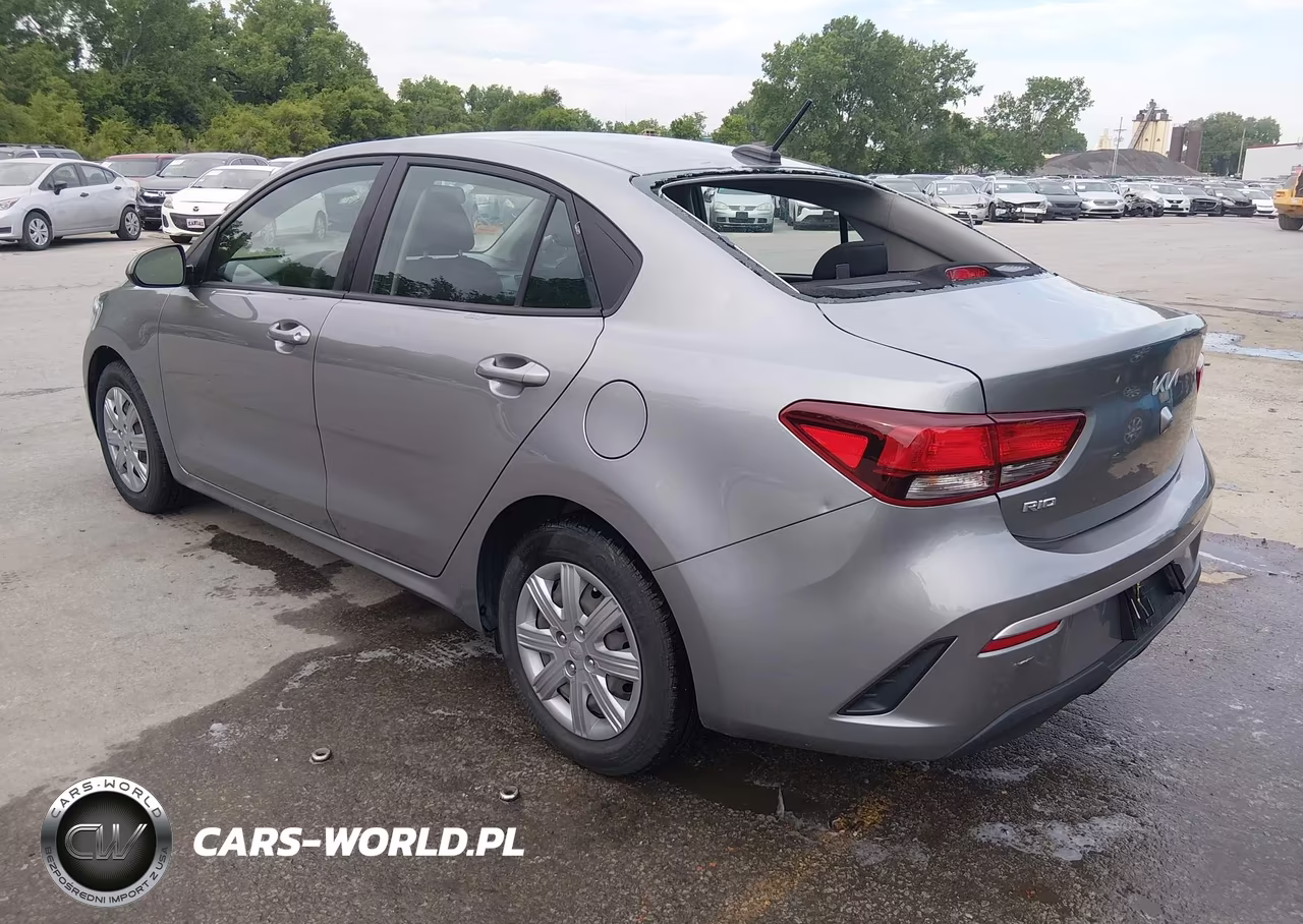 2022 Kia Rio S VIN:3KPA24AD5NE435120 - 3