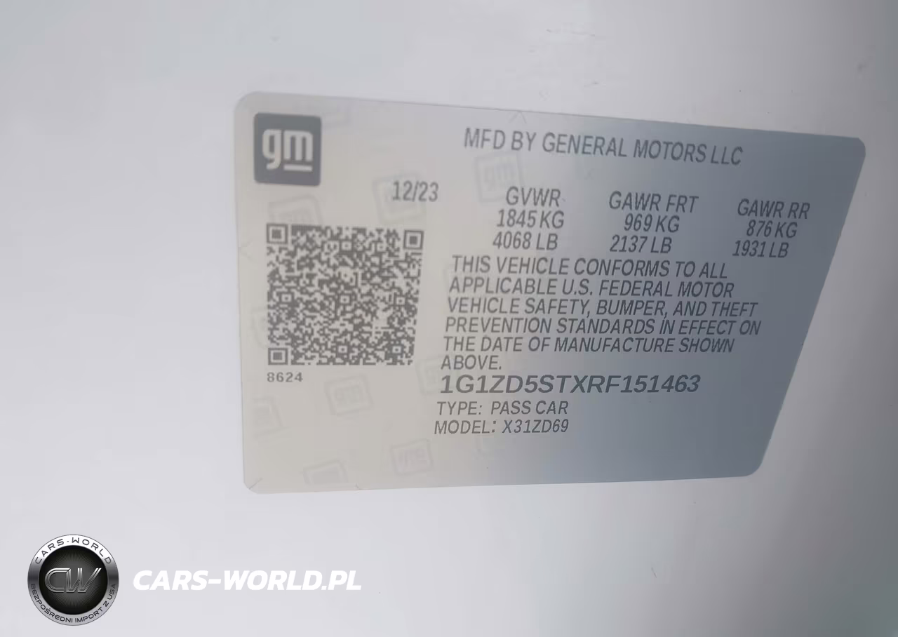 2024 Chevrolet Malibu Fwd 1Lt VIN:1G1ZD5STXRF151463 - 9