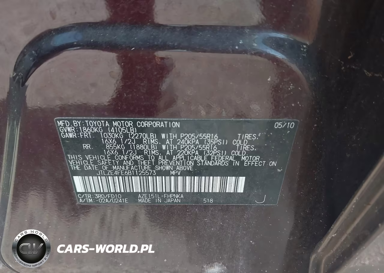 2011 Scion Xb VIN:JTLZE4FE6B1125573 - 9