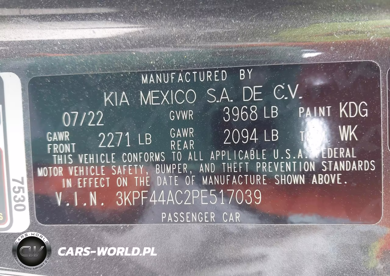 2023 Kia Forte Gt VIN:3KPF44AC2PE517039 - 9