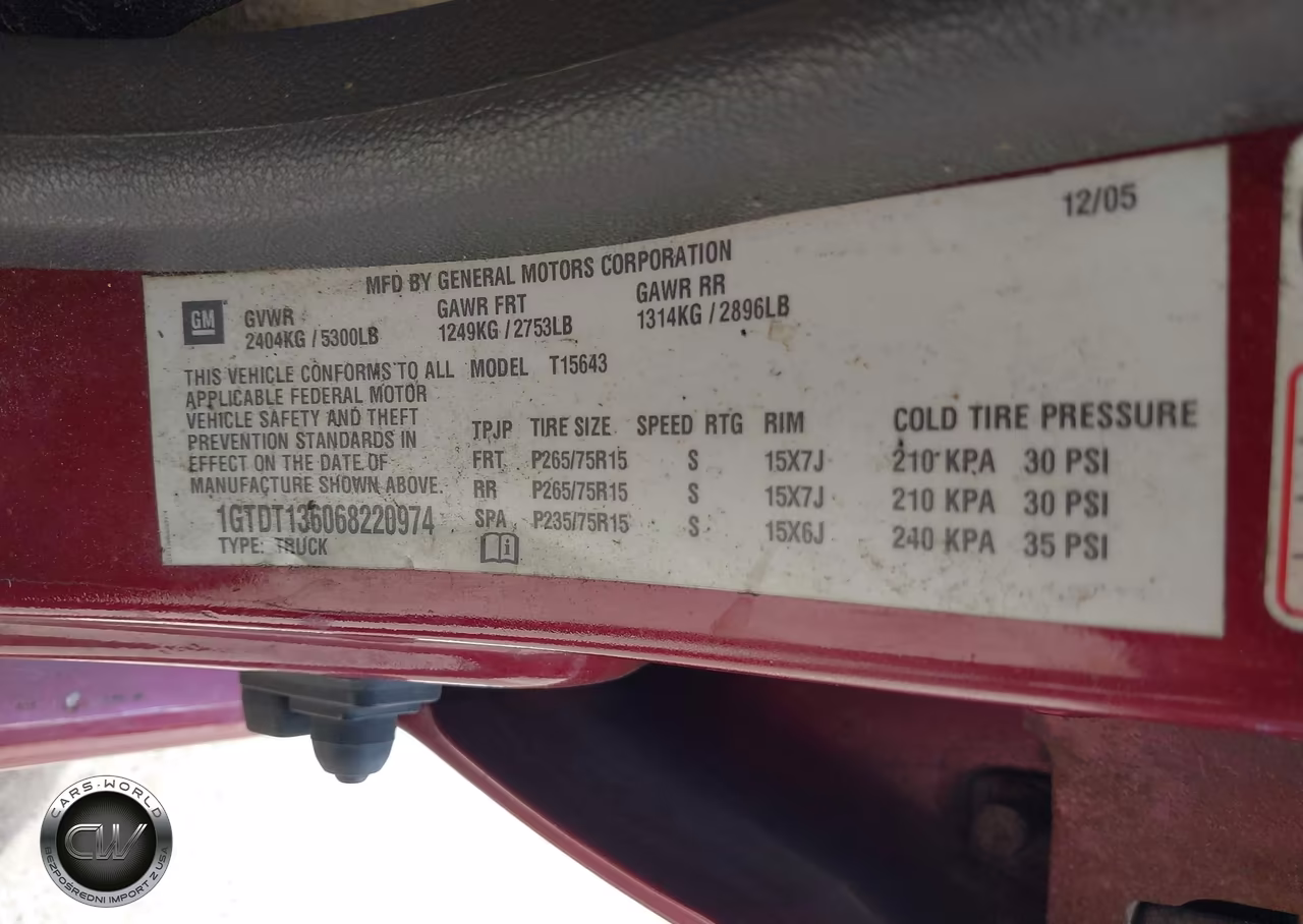 2006 GMC Canyon Sle2 VIN:1GTDT136068220974 - 9